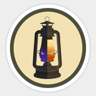 Day/Night Lantern Sticker